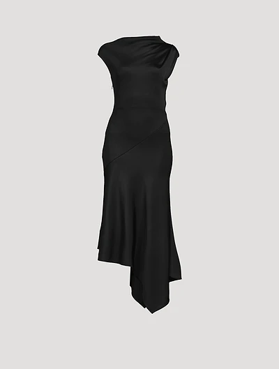 Asymmetric Midi Dress