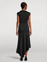 Asymmetric Midi Dress