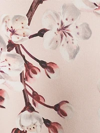 Silk Shirt Blossom Print
