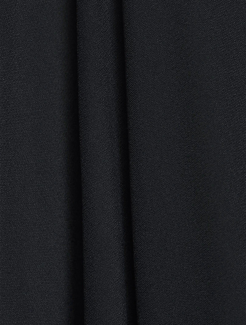 Asymmetric Crêpe Gown