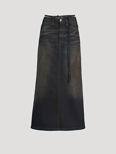 Denim Maxi Skirt