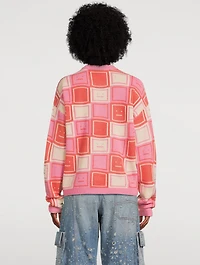 Logo Jacquard Sweater