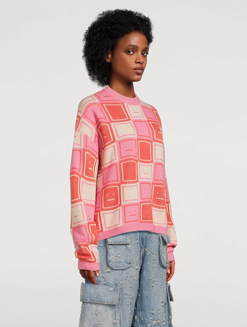 Logo Jacquard Sweater
