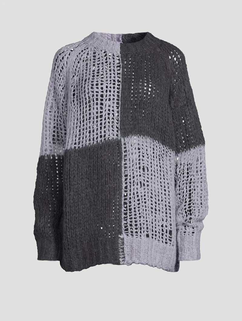 Open-Weave Sweater