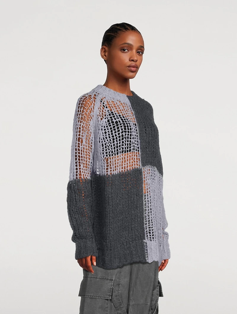 Open-Weave Sweater