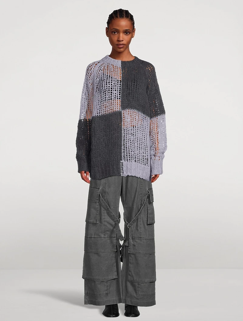 Open-Weave Sweater