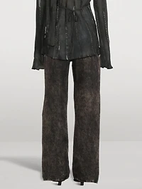 Trompe L'œil Wide-Leg Trousers