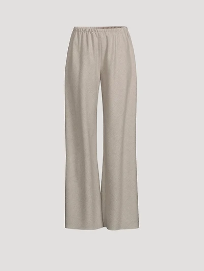 Gala Wool And Cashmere Flannel Pants