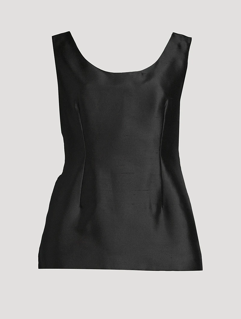 Emeric Silk Bustier Top
