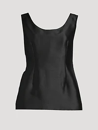 Emeric Silk Bustier Top
