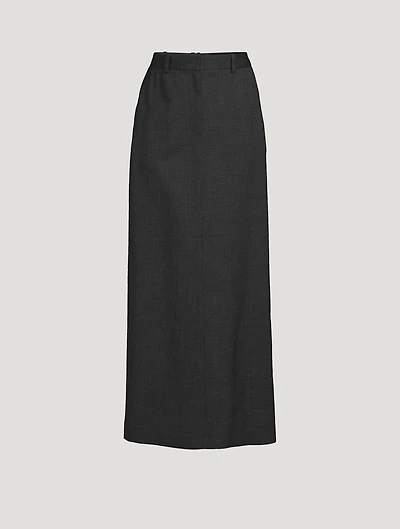 Roux Wool Maxi Skirt