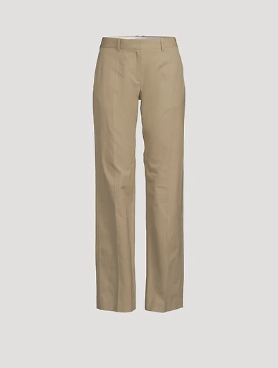 Selvie Stretch Cotton Gabardine Pants