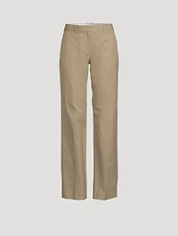 Selvie Stretch Cotton Gabardine Pants