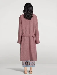 Belted Tweed Coat