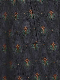Jacquard Wide-Leg Trousers