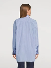 Poplin Shirt Stripe Print