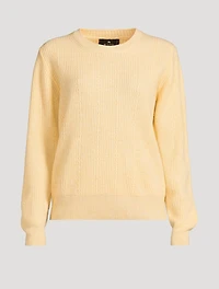 Pointelle Sweater