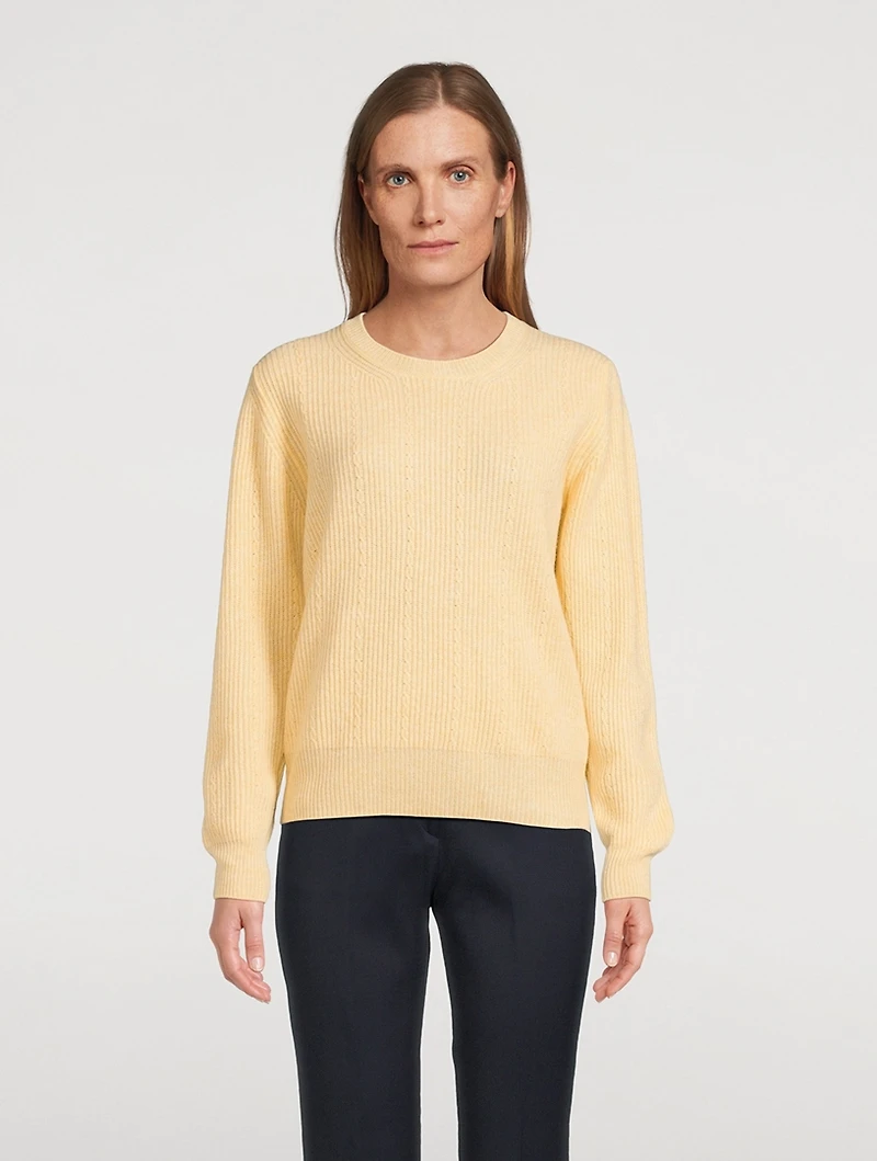 Pointelle Sweater