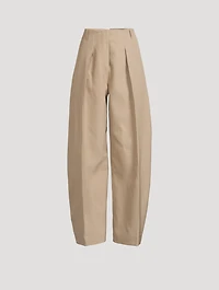 Le Pantalon Ovalo Barrel-Leg Trousers