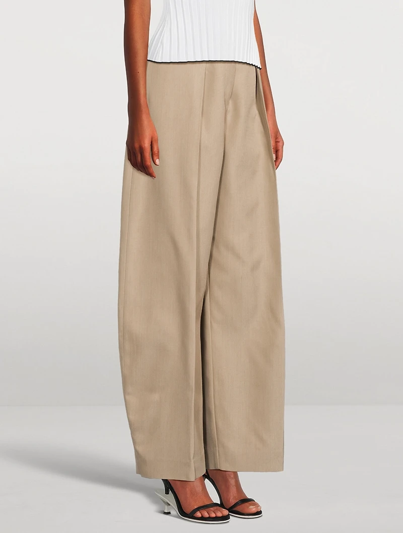 Le Pantalon Ovalo Barrel-Leg Trousers