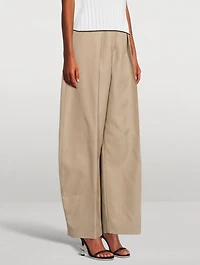Le Pantalon Ovalo Barrel-Leg Trousers