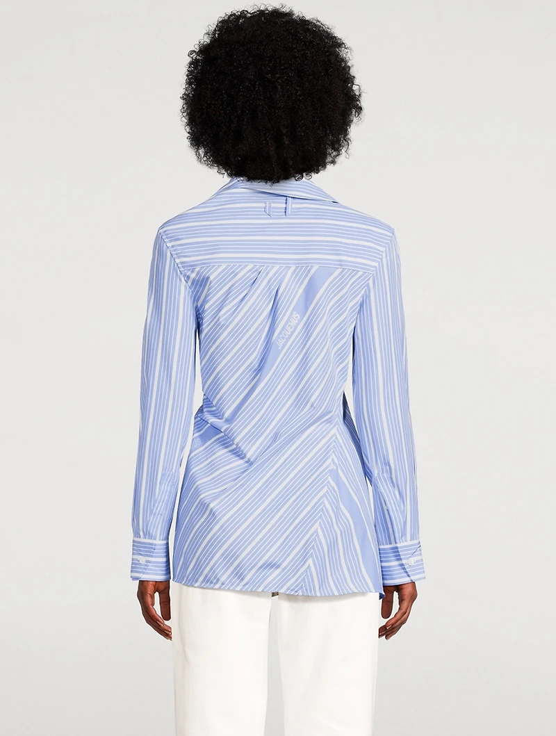 The Simon Shirt Stripe Print