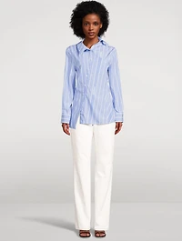 The Simon Shirt Stripe Print