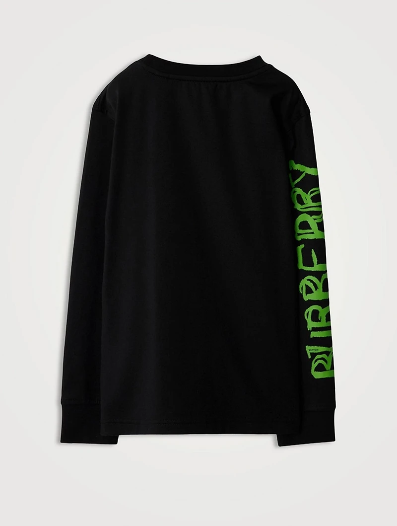 Duck Print Long-Sleeve T-Shirt