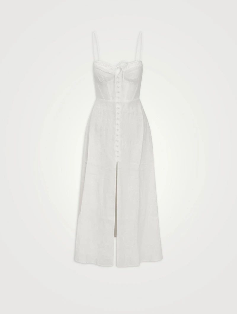 Linella Linen Maxi Dress
