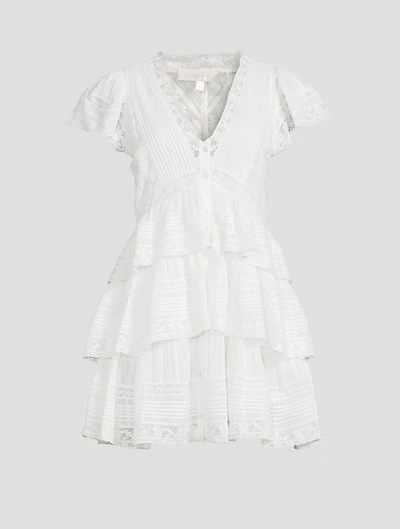 Binselle Ruffled Mini Dress