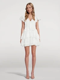 Binselle Ruffled Mini Dress