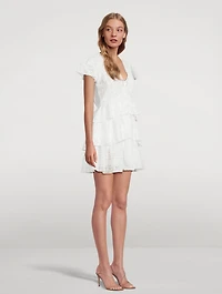 Binselle Ruffled Mini Dress