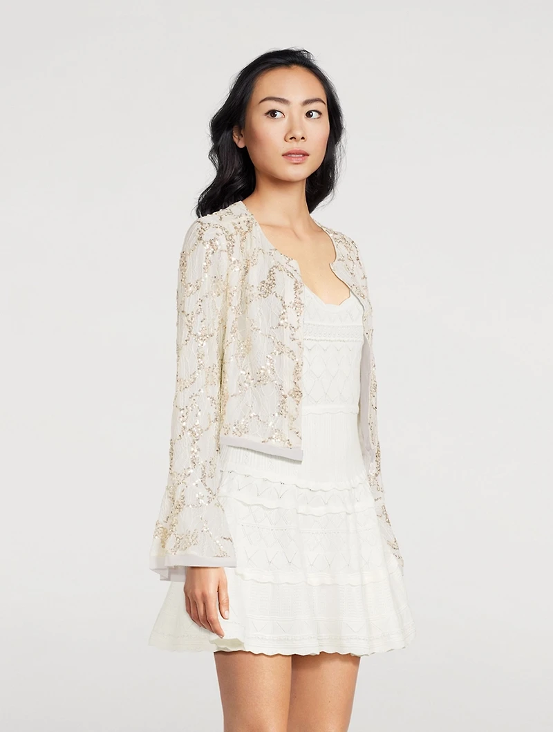 Lyndon Sequin Lace Blouse