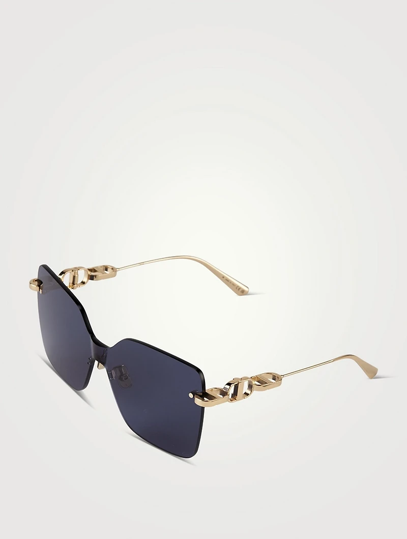 CD Chain M1U Square Sunglasses