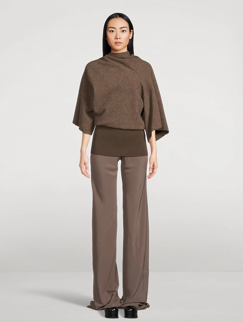 Porterville Draped Wool Top