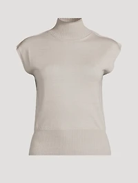 Porterville Wool Sleeveless Turtleneck