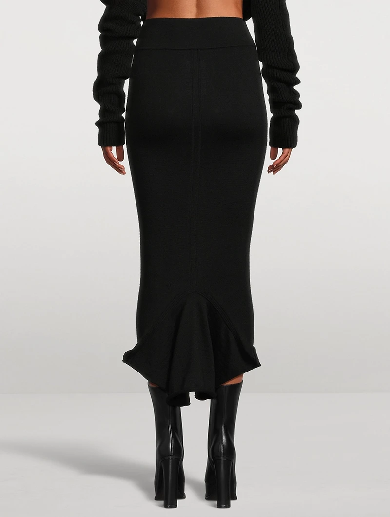 Dauphine Knit Midi Skirt
