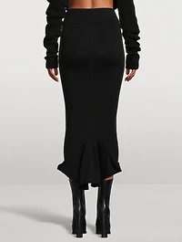Dauphine Knit Midi Skirt