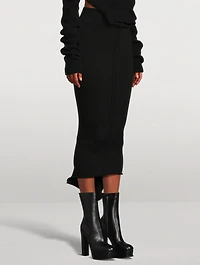 Dauphine Knit Midi Skirt