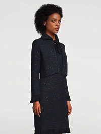 Sequin Tweed Jacket