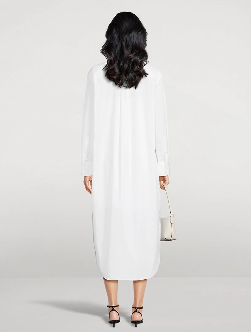 Oversized Poplin Shirt Dress
