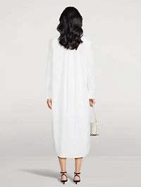 Oversized Poplin Shirt Dress