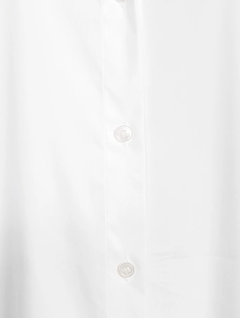 Oversized Poplin Shirt Dress