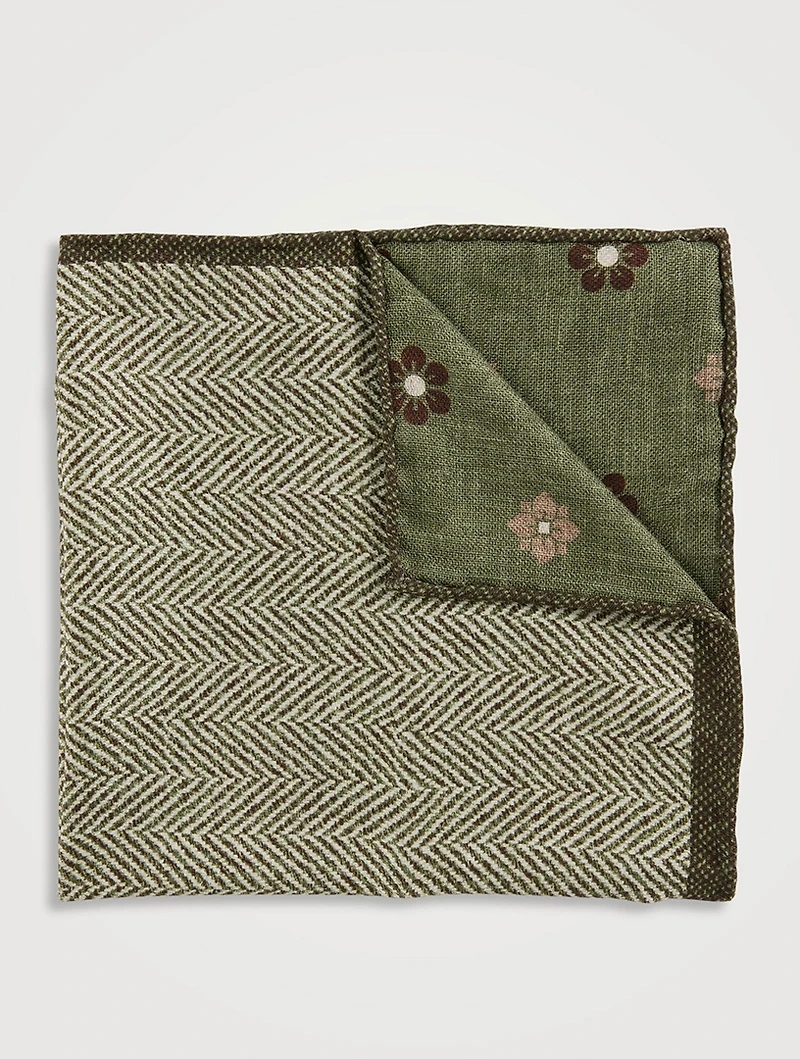 Pocket Square In Floral Print