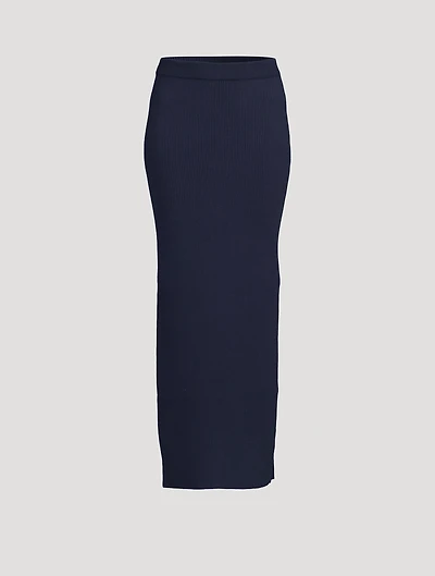 Skirt 01 Stretch Organic Cotton Column
