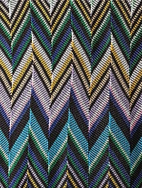Mini Dress Zig Zag Print