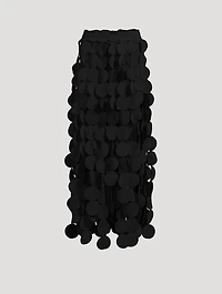 Multi Circle Crêpe Maxi Skirt