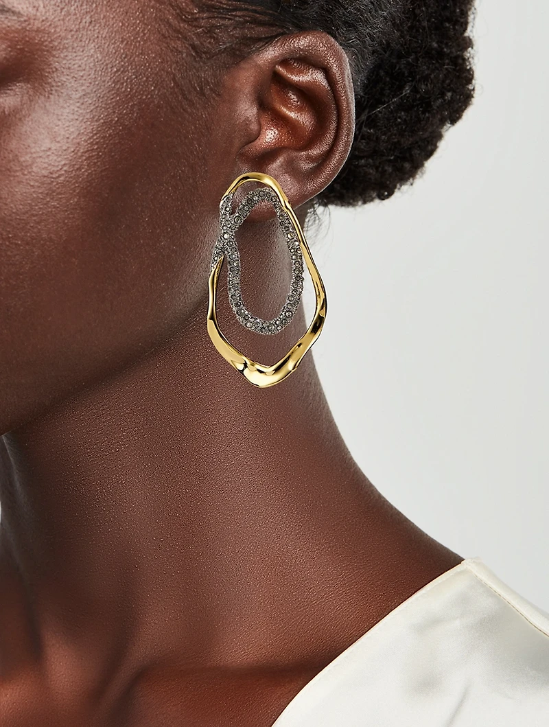 Solanales Double Loop Earrings
