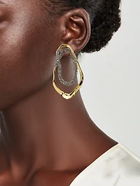 Solanales Double Loop Earrings