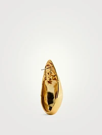 Molten Puffy Teardrop Earrings